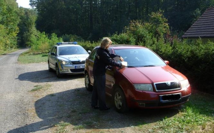Preventivní akce lounských policistů. Foto: Policie ČR