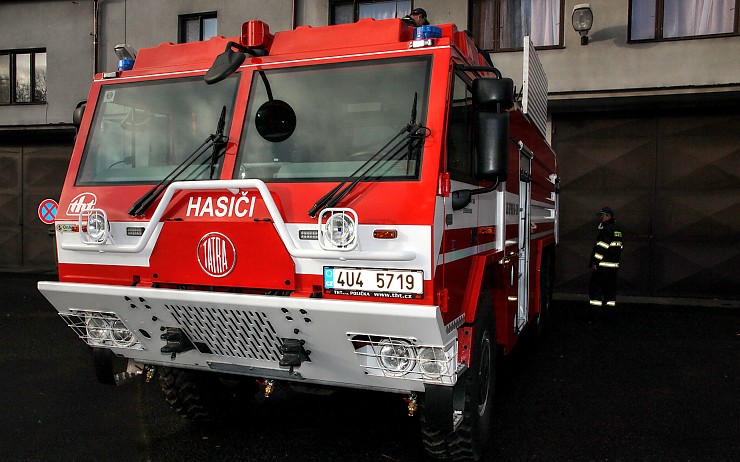 Podbořanští hasiči mají novou cisternu. Foto: Michal Hrdlička / HZS ÚK