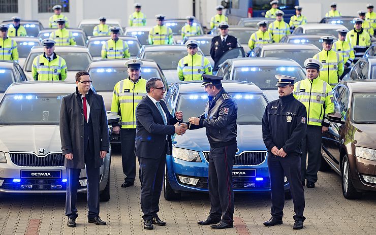 Nové škodovky pro policii. Foto: ŠKODA AUTO