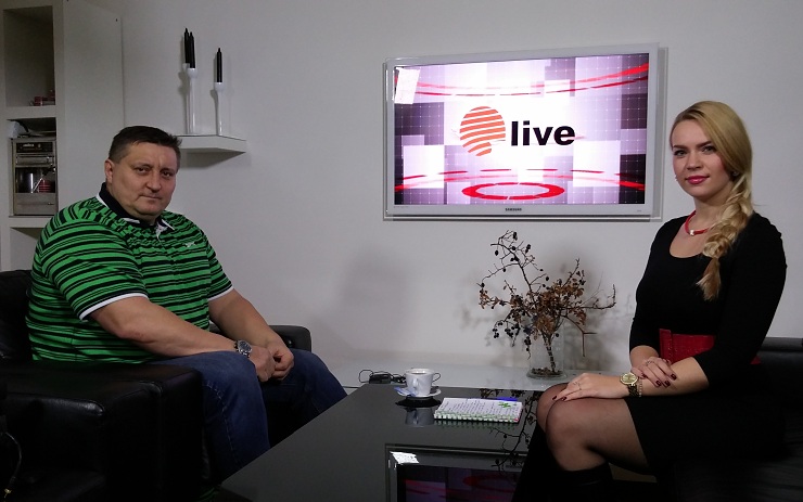 Martina Kliku zpovídá Andrea Seligerová. Foto: Oldřich Hájek