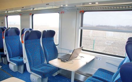 Interiér vozu. Foto: České dráhy