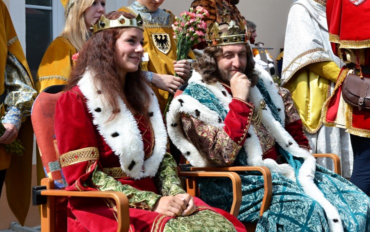 Císařská návštěva v Kadani. Foto: Zdeněk Moravec