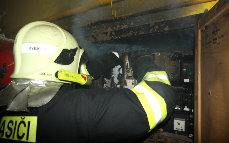 Zásah v Postoloprtech. Foto: Michal Hrdlička / HZS Ústeckého kraje