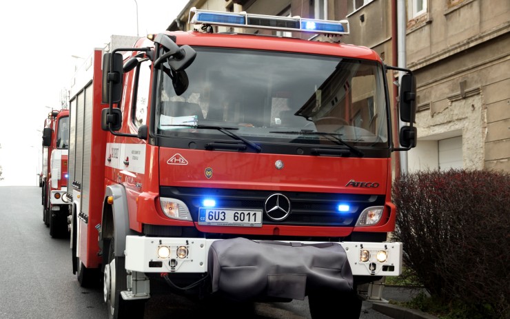 Zásah v Postoloprtech. Foto: Michal Hrdlička / HZS Ústeckého kraje