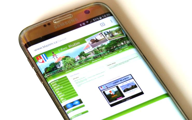 V obci Blažim informují své občany prostřednictvím zasílaných SMS zpráv