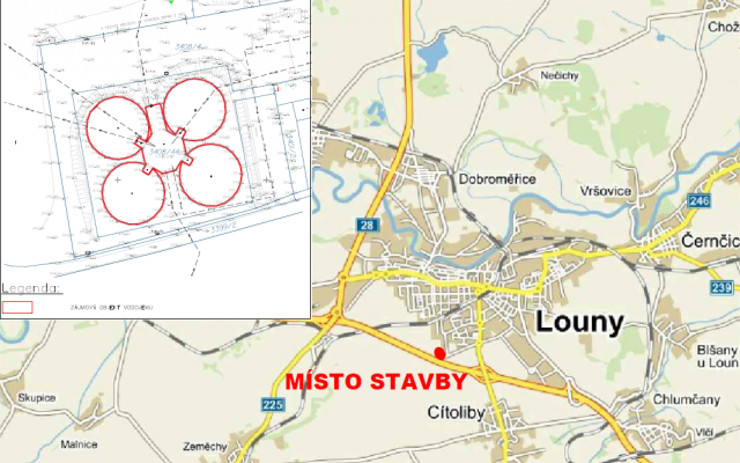 V Lounech byla zahájena rekonstrukce vodojemu Čtyřlístek, hotovo má být v březnu roku 2018
