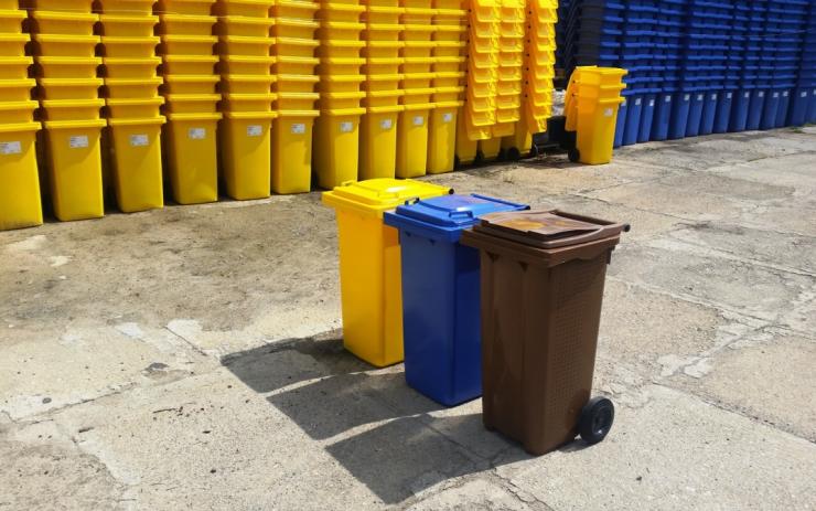 Město Podbořany zapůjčí zdarma nádoby na biologicky rozložitelný odpad, papír a plast