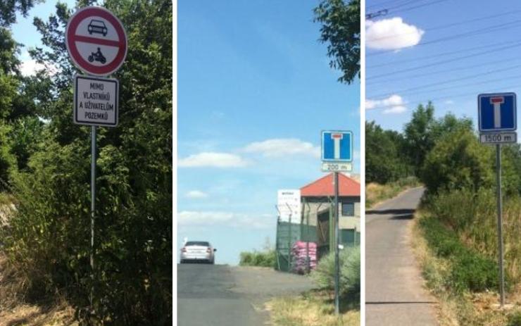 V Mělecké ulici došlo ke změně dopravního značení. Má přispět ke zklidnění dopravy