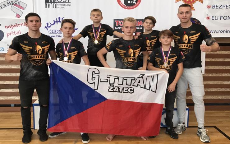 Nejmladší G-Titáni ze Žatce přivezli medaile z Mistrovství ČR