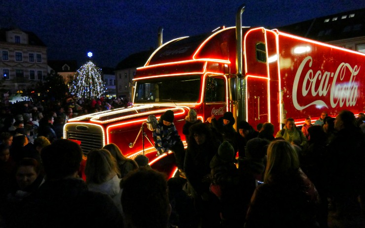 Vánoční Coca Cola kamion bude letos na jediném místě v Ústeckém kraji