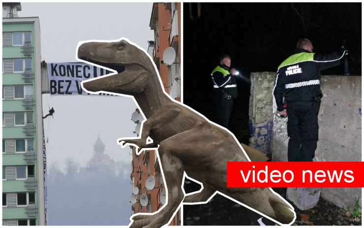 VIDEO NEWS: Aktivisté se spustili z paneláku, vyrazili jsme hledat bezdomovce a lidi zaujalo Údolí dinosaurů