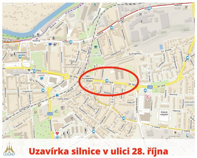 Uzavírka 28. října