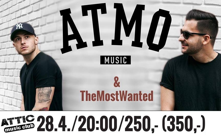 Těšte se už v pátek v Atticu: ATMO Music a The Most Wanted