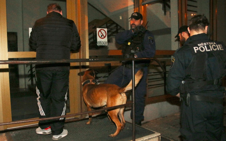  VIDEO: Strážníci se psem v noci prohledávali úřad práce