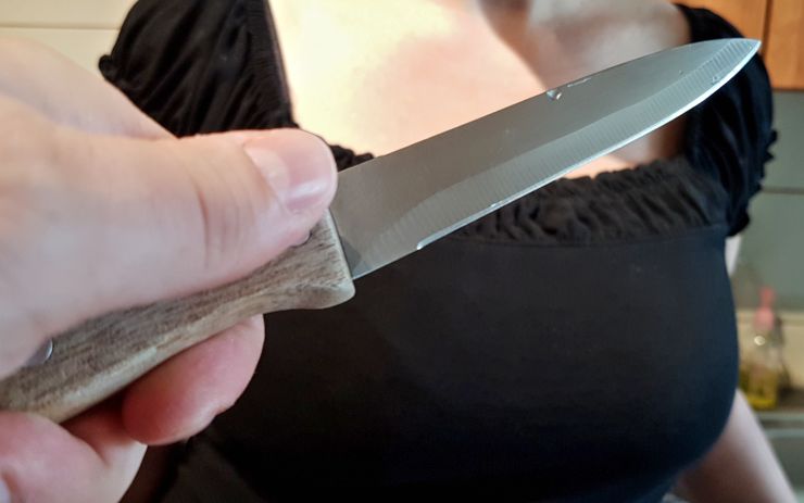 Nájemník vytáhl na bytnou nůž, nelíbila se mu výpověď