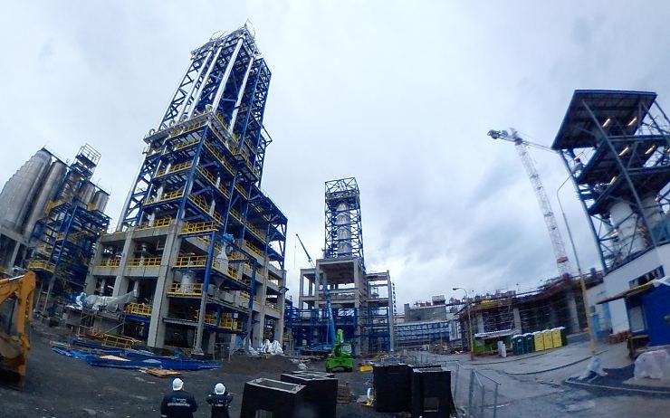 360° FOTO: Toto je největší investice v dějinách české petrochemie. Podívejte se s námi na staveniště