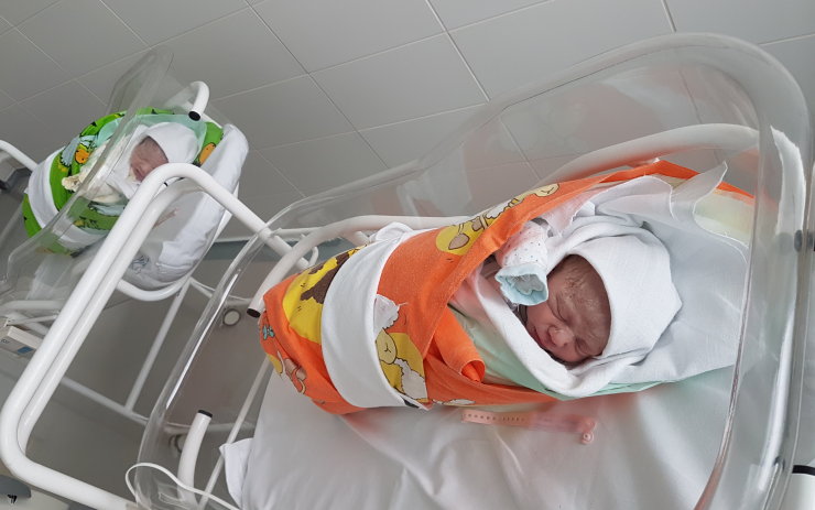 V děčínské nemocnici se na Štědrý den narodili dva chlapci