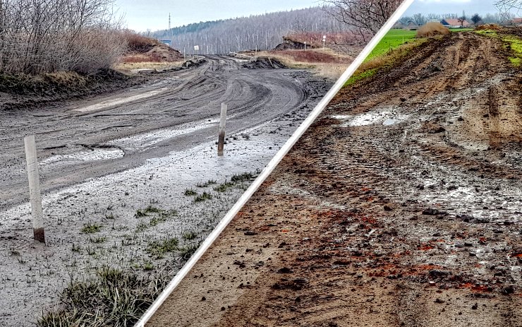 OBRAZEM: Našli jsme dvě nejšpinavější silnice na Mostecku. Tady auta trpí