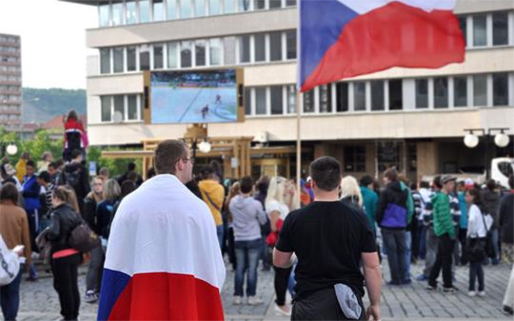 Hokej na náměstí bude! Zápas proti Slovensku můžete sledovat živě na velkoplošné obrazovce