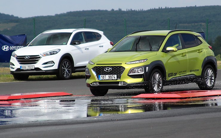 OBRAZEM: Pod Hněvínem se prověřovaly vozy značky Hyundai, v plném zatížení uspěly na výbornou