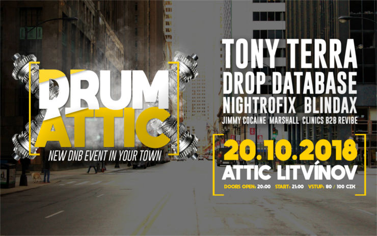 Na další díl drum & bassové noci zavítá Tony Terra & Drop Database