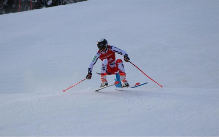 Čtrnáctiletý lyžařský talent z Lomu Marek Müller úspěšně zahájil novou sezónu