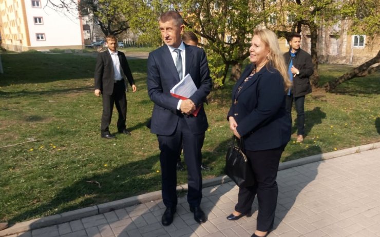 Premiér Andrej Babiš navštívil Ústecký kraj, řešil nedostatek sociálních bytů i školek