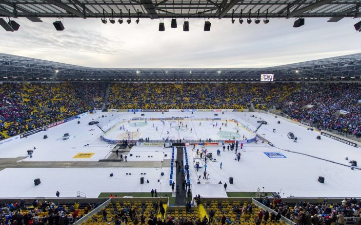 Litvínov čeká unikátní zápas pod širým nebem! Utká se se Spartou na tomto německém stadionu
