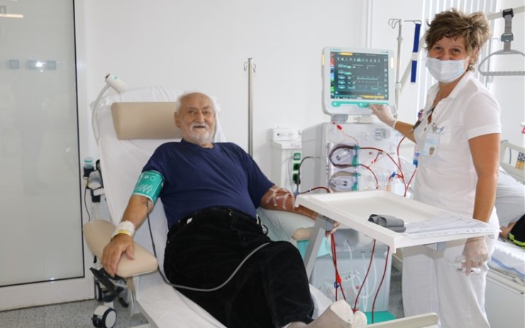OBRAZEM: Komfortní dialyzační středisko v nemocnici Krajské zdravotní si pacienti chválí