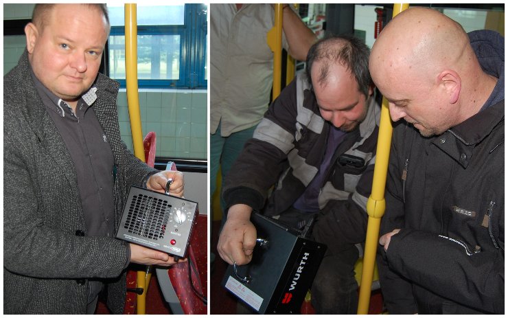 Mostecký dopravní podnik dokáže během hodiny zničit viry v autobuse, tramvaji i sanitce