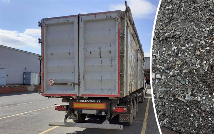 Mají nás za skládku? Z Německa k nám jely nelegálně dva kamiony se 48 tunami odpadu!