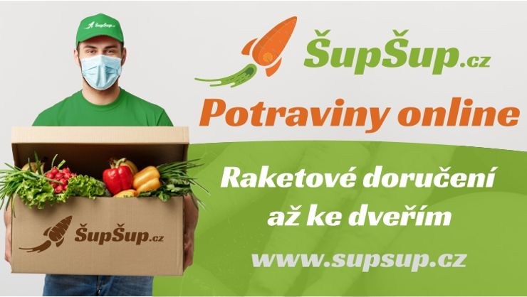 Služba ŠupŠup.cz vám přiveze potraviny a další zboží až do domu