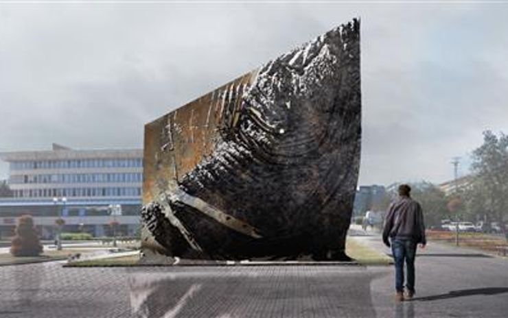 Černí havrani se sjedou do Mostu a veřejnost prvně spatří nový hornický památník
