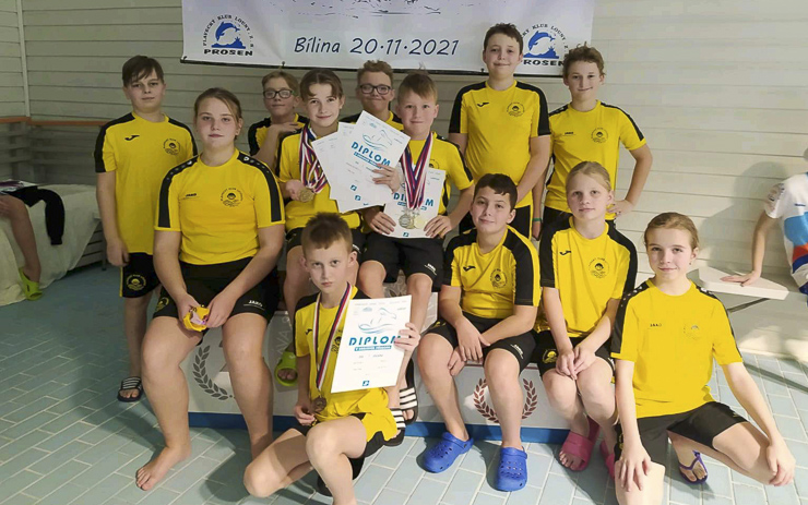 Litvínovští plavci získali šestnáct titulů krajského přeborníka