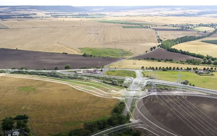 Nějtěžší bude postavit úsek dálnice D7 u Postoloprt, zní z Ředitelství silnic a dálnic