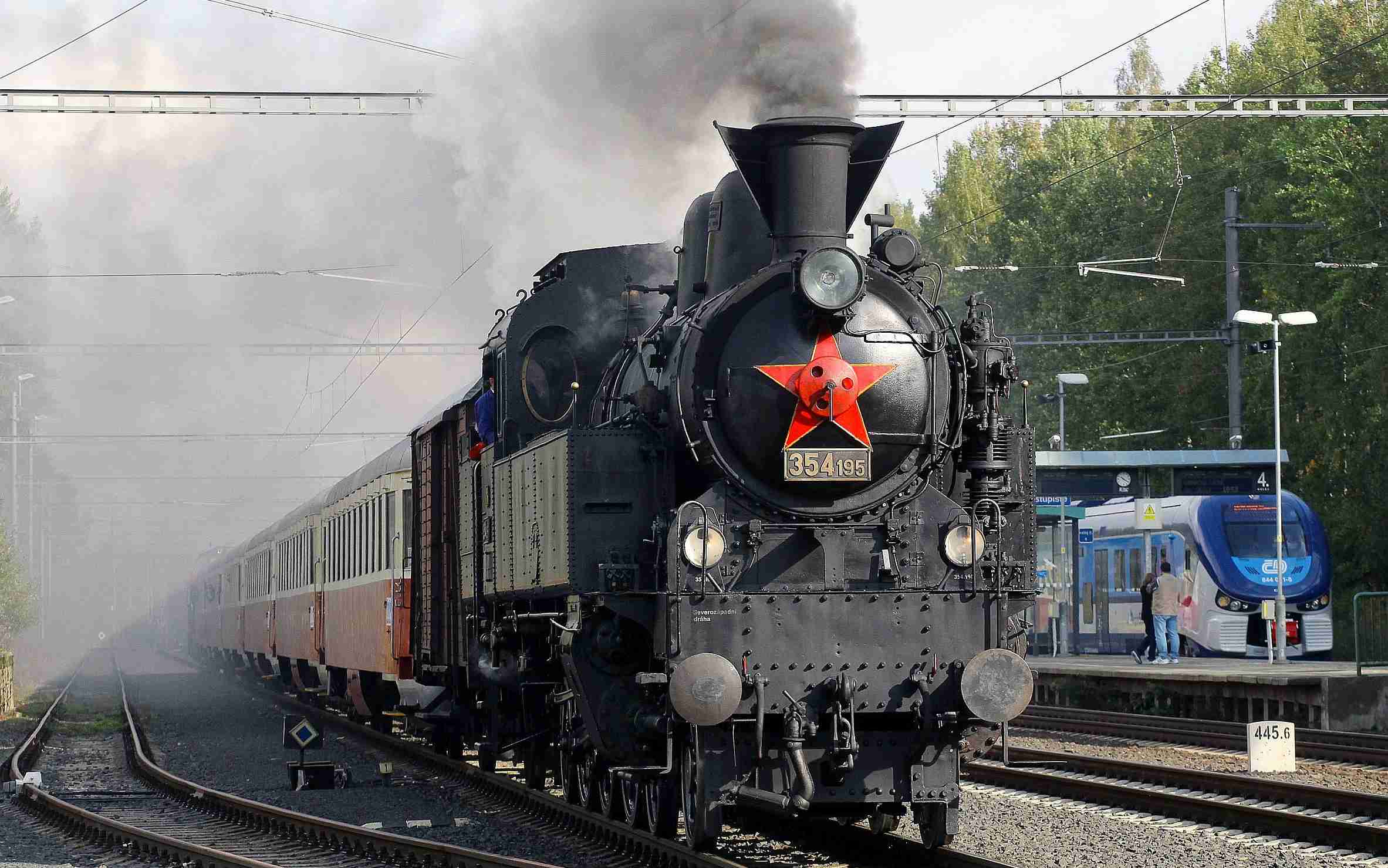 Чеські залізниці в День імператора відправлять паравози з Мосту до Кадани