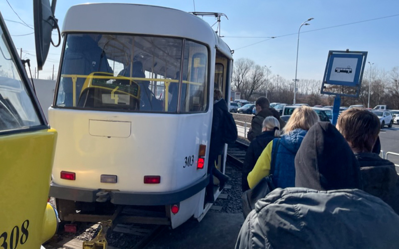 За кілька днів трамваї на сполученнях Мост – Літвінов повністю припинять свій рух
