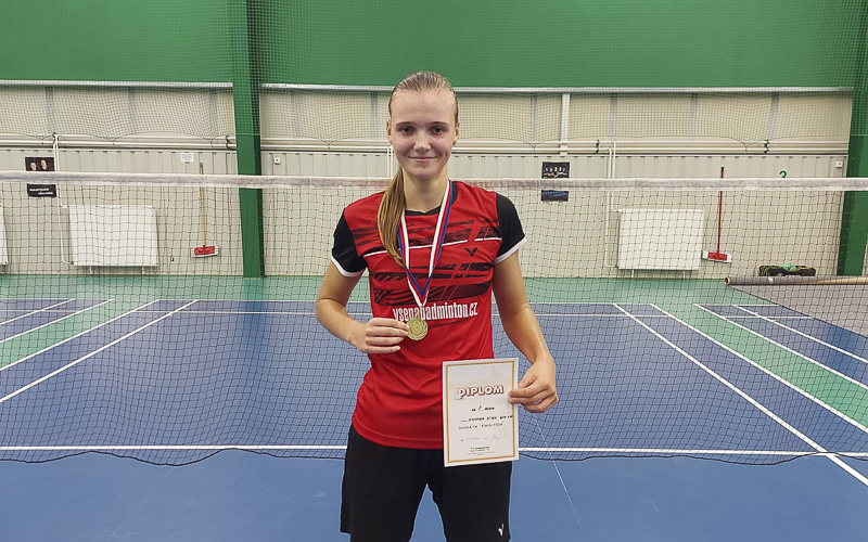 Úspěch mosteckého badmintonu: Markéta Kohoutová zvítězila v celostátním Grand Prix A