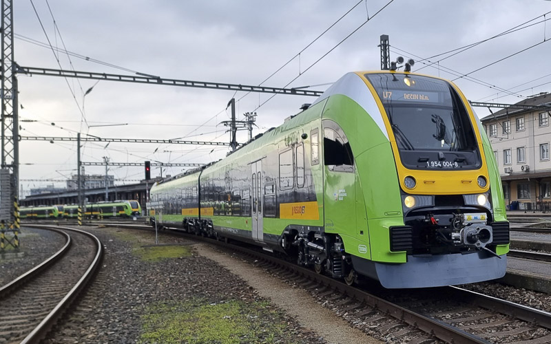 První nové vlaky provozované společností RegioJet úspěšně vyjely na trať