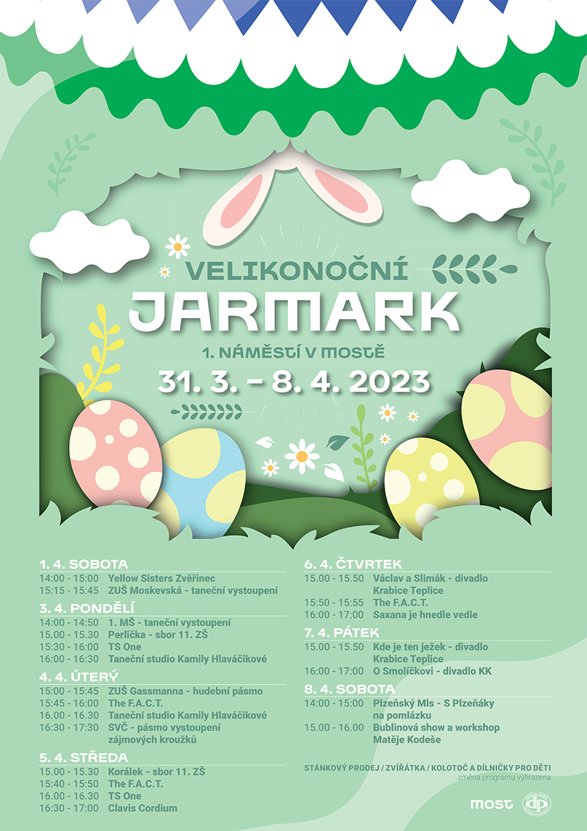 0245 2023 Mesto Most Velikonocni jarmark 2023 plakat