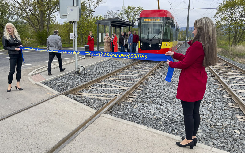 AKTUÁLNĚ: Tramvajová trať je v celé své délce oficiálně znovu v provozu