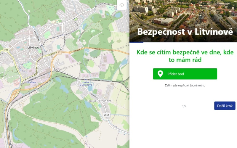 Litvínov spustil průzkum bezpečnosti ve městě. Vznikne tak pocitová mapa