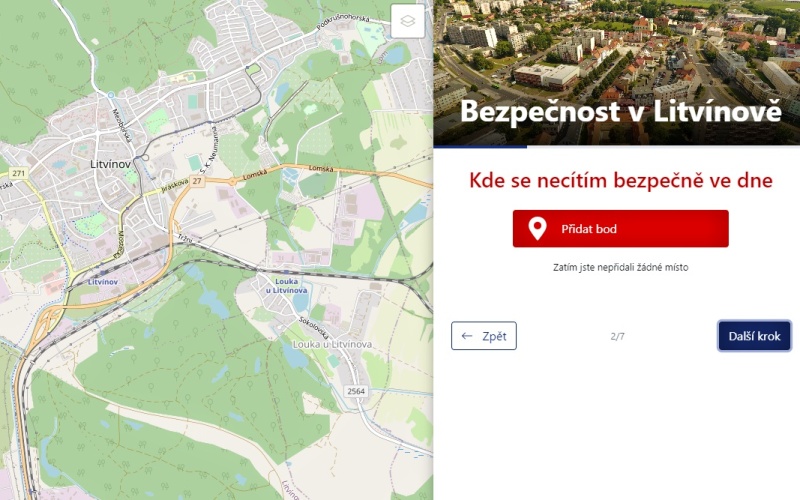 Litvínov spustil průzkum bezpečnosti ve městě. Vznikne tak pocitová mapa