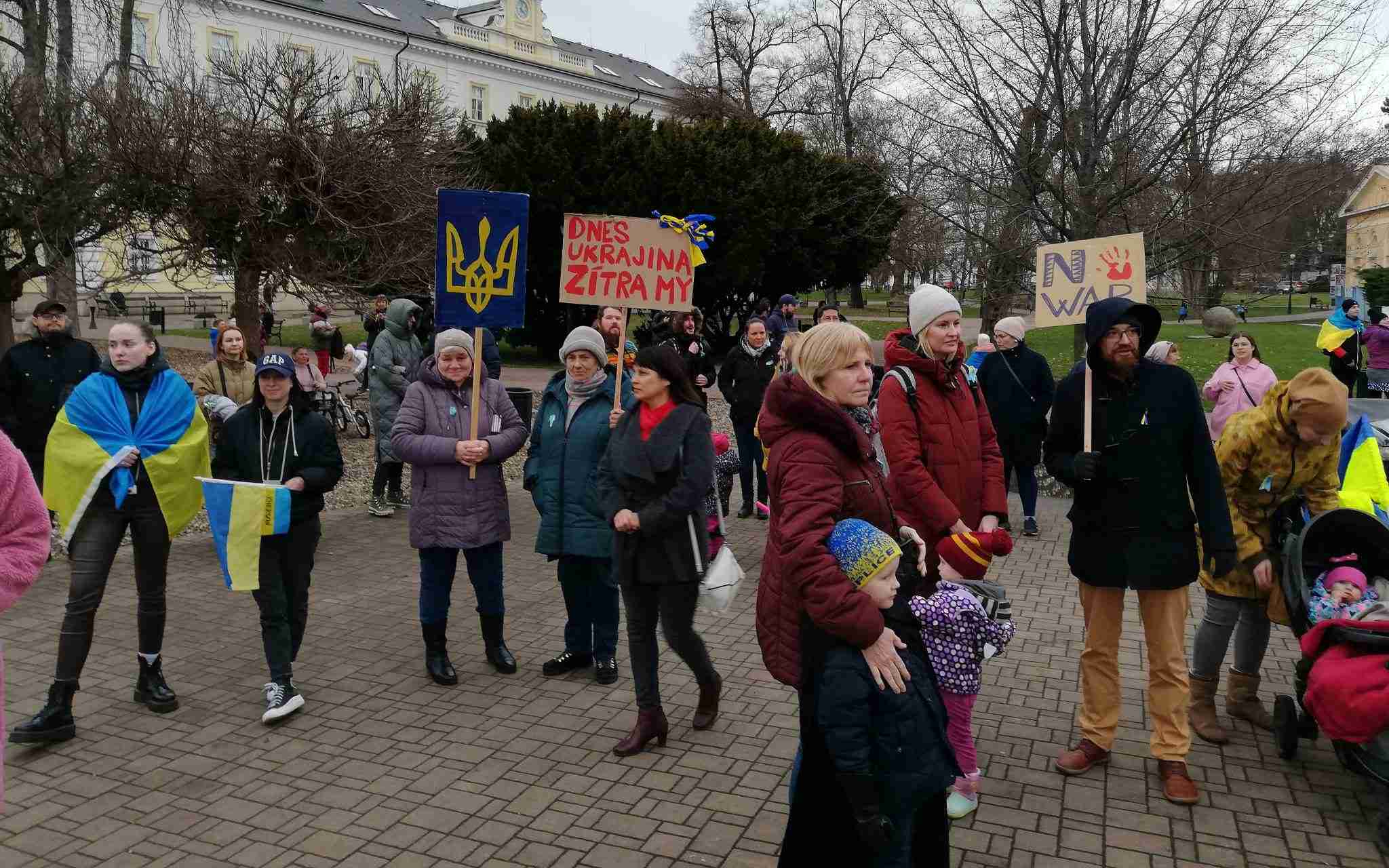 Rok od vpádu ruské agrese! V severních Čechách probíhají akce na podporu Ukrajiny