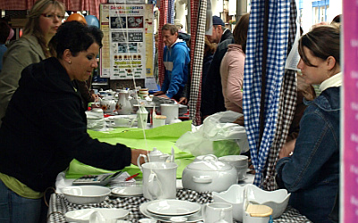 Porcelánové trhy.