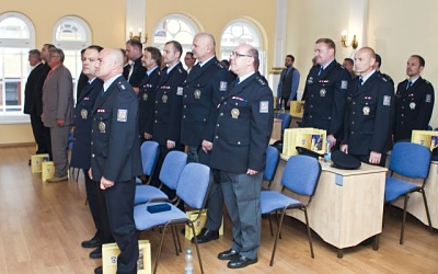 Ocenění policisté a hosté. Foto: Policie ČR 