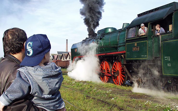 Parní lokomotiva. Ilustrační foto: Oldřich Hájek