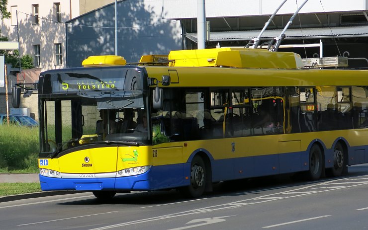 Teplický trolejbus. Foto: Oldřich Hájek