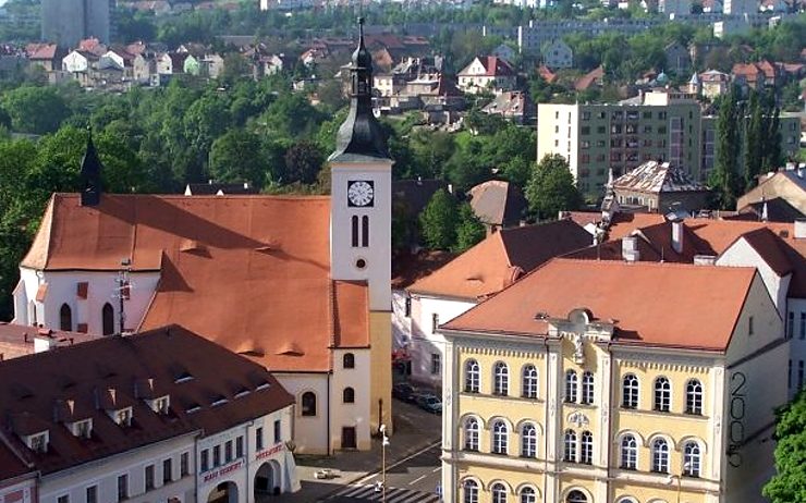 Kostel v Bílině. Foto: MÚ Bílina Kostel v Bílině. Foto: MÚ Bílina