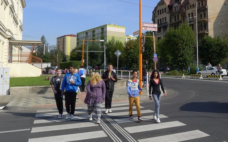 Úpravy pomohou školákům, lidem se zdravotním handicapem i ostatním chodcům z Teplic. Foto: ČEZ